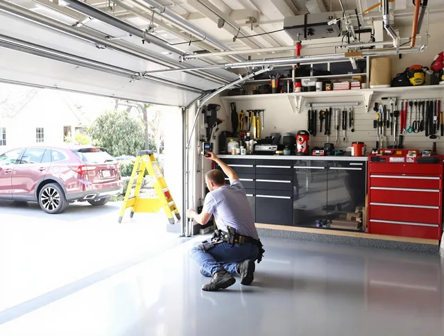 Local garage door repair service by New Fairfield Garage Door Repair in New Fairfield